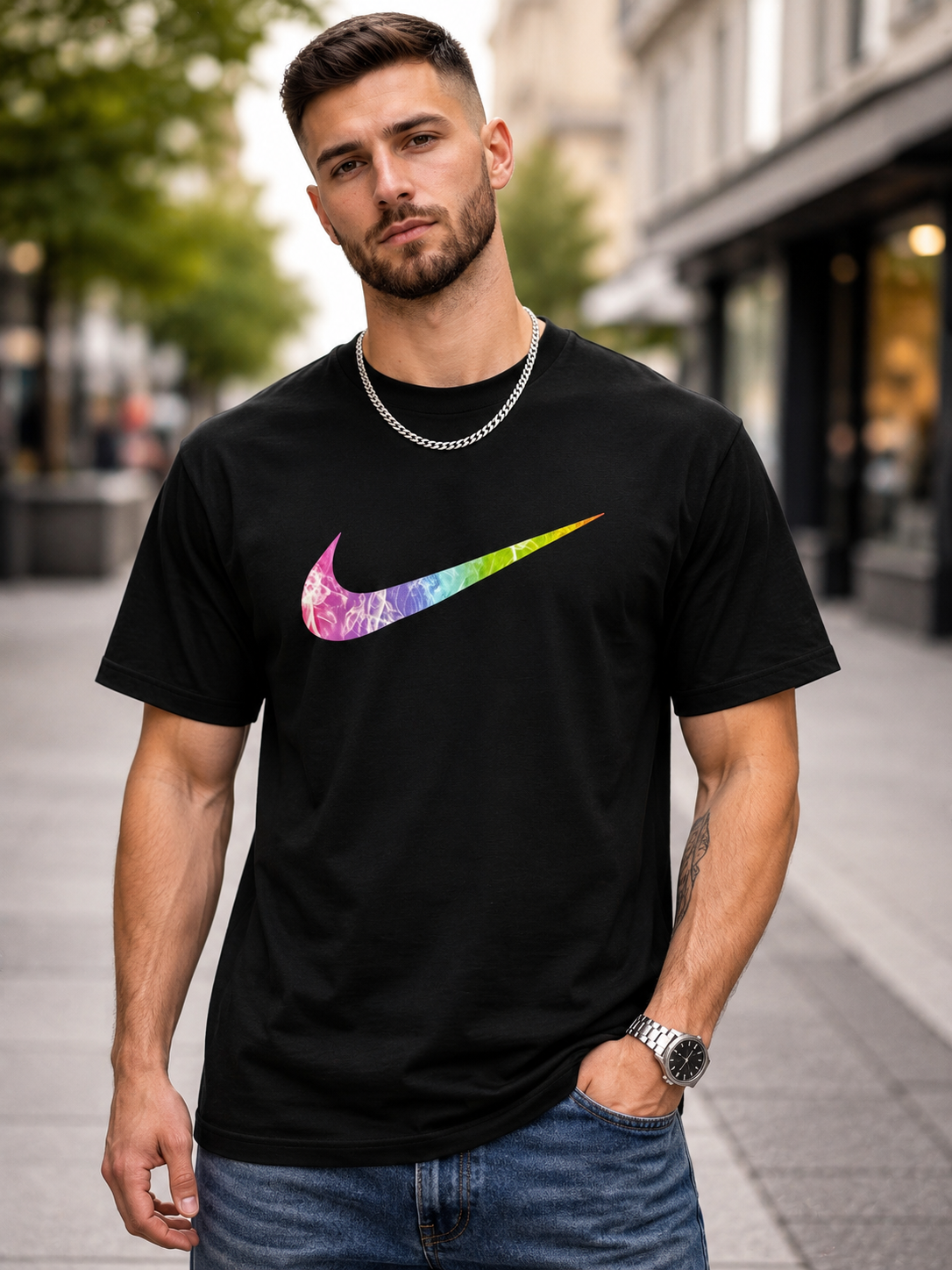 unisex βαμβακερή μπλούζα
